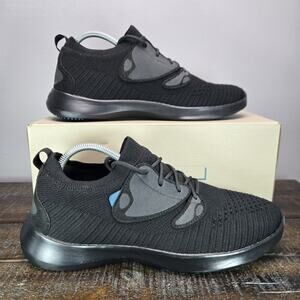 Vessi Everyday Move Mens Size 10 Waterproof Shoes Sneakers Onyx Black Black